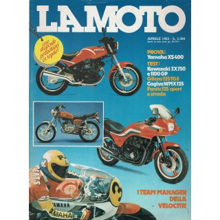 La moto  4 apr. 1983 Yamaha XS400 Kawasaki ZX750 ed. Conti R11