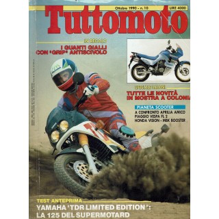 Tutto moto  10 ott. 1990 confronto Aprilia Amico Piaggio Vespa Fl ed. Conti R09