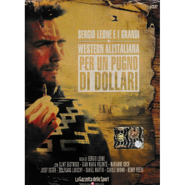 DVD Per un pugno di dollari ITA nuovo EDITORIALE ed. Gazzetta Dello Sport B60
