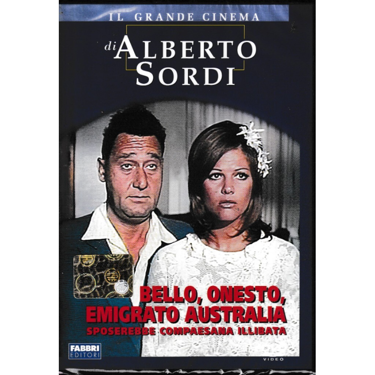 DVD Grande cinema A. Sordi : Bello onesto ITA nuovo EDIT. ed. Fabbri B60