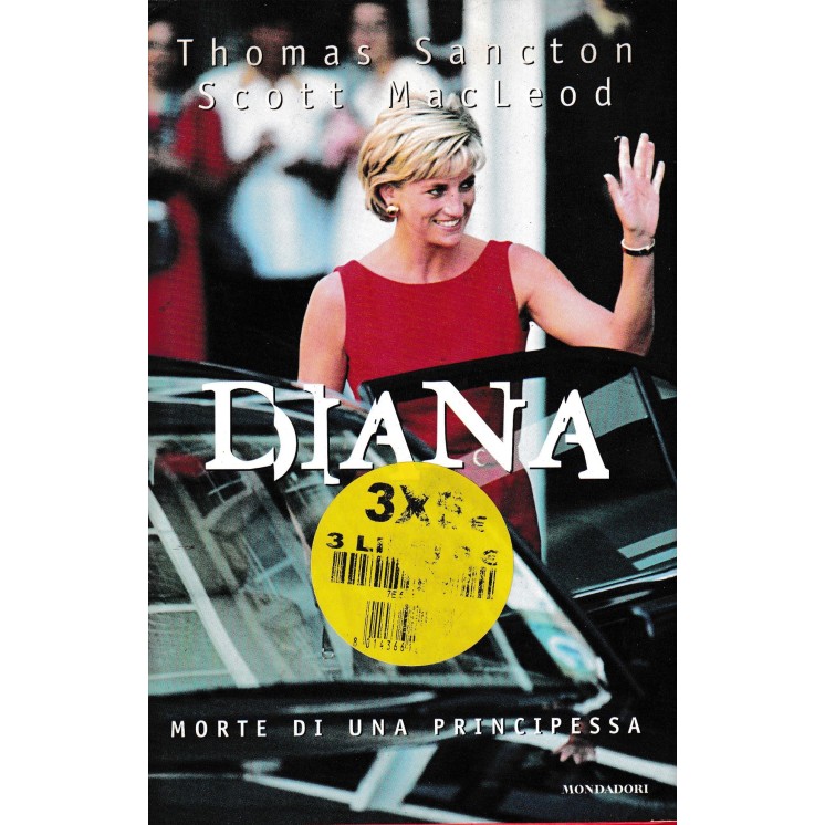Thomas Sancton : Diana morte principessa CARTONATO ed. Mondadori A18