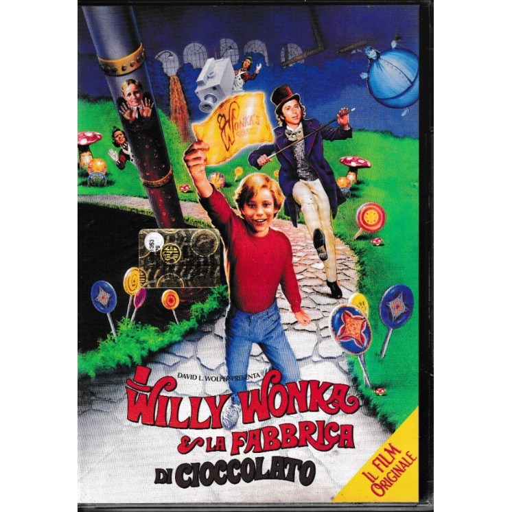 DVD Willy Wonka e fabbrica cioccolato ITA usato EDITORIALE ed. Panorama B60