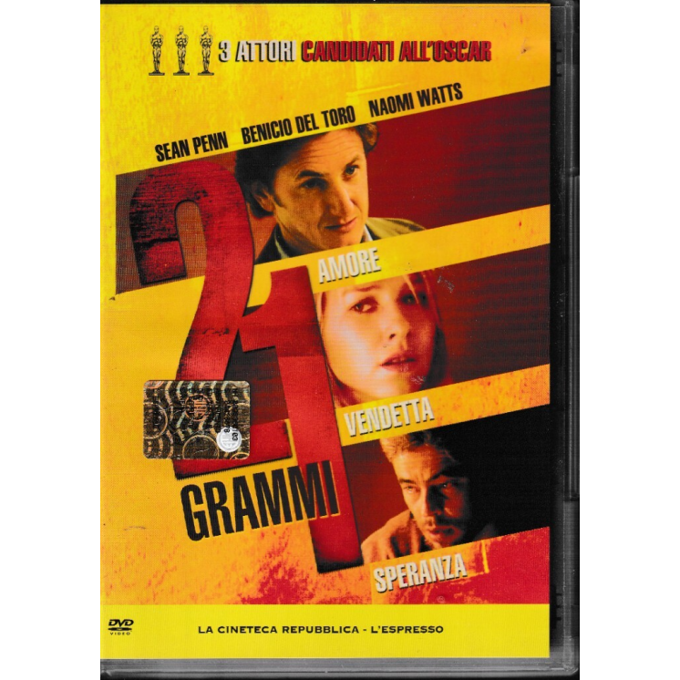 DVD 21 grammi ITA usato EDITORIALE ed. L'Espresso B58