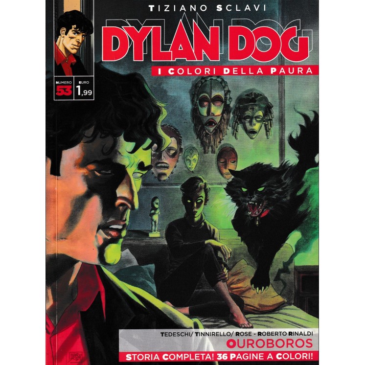 Dylan Dog i colori della paura 53 ouroboros di Sclavi ed. Bonelli