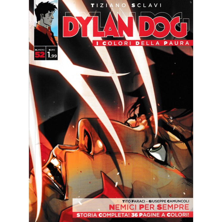 Dylan Dog i colori della paura 52 nemici per sempre di Sclavi ed. Bonelli