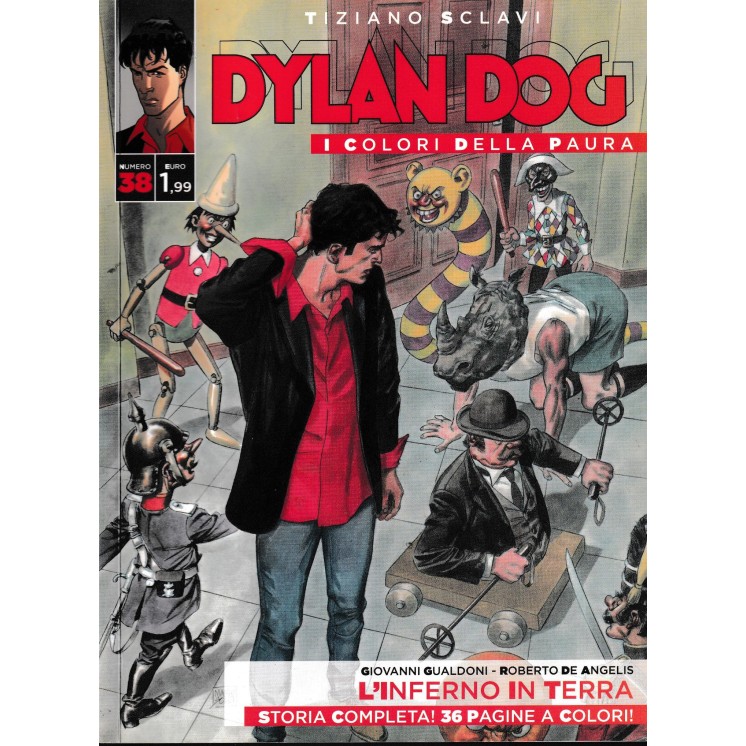 Dylan Dog i colori della paura 38 Inferno in terra di Sclavi ed. Bonelli