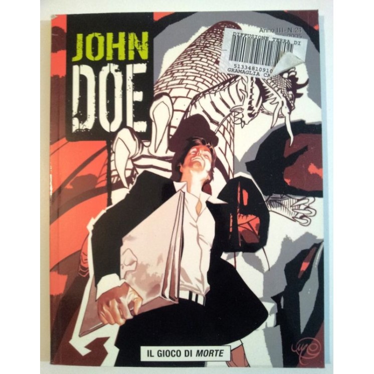 John Doe n.24 di Roberto Recchioni, Bartoli, Carnevale ed. Eura 1,50€