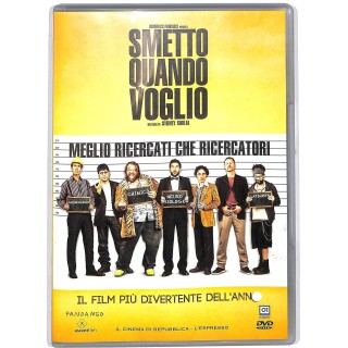 DVD Smetto quando voglio ITA nuovo EDITORIALE ed. L'Espresso B53