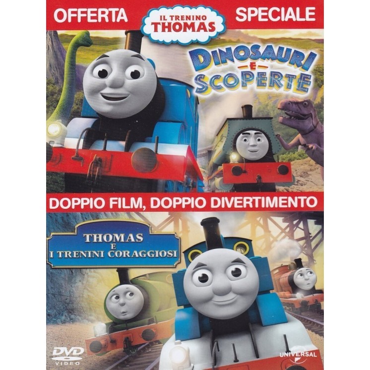DVD Il trenino Thomas 2 film ITA nuovo ed. Universal B61