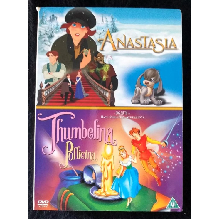 DVD Anastasia-Thumbelina Pollicina ITA nuovo EDITORIALE ed. 20th Century Fox B59
