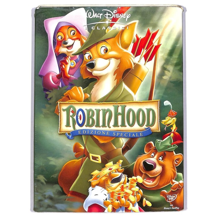 DVD Robin Hood edizione speciale ITA nuovo EDITORIALE ed. Disney B61