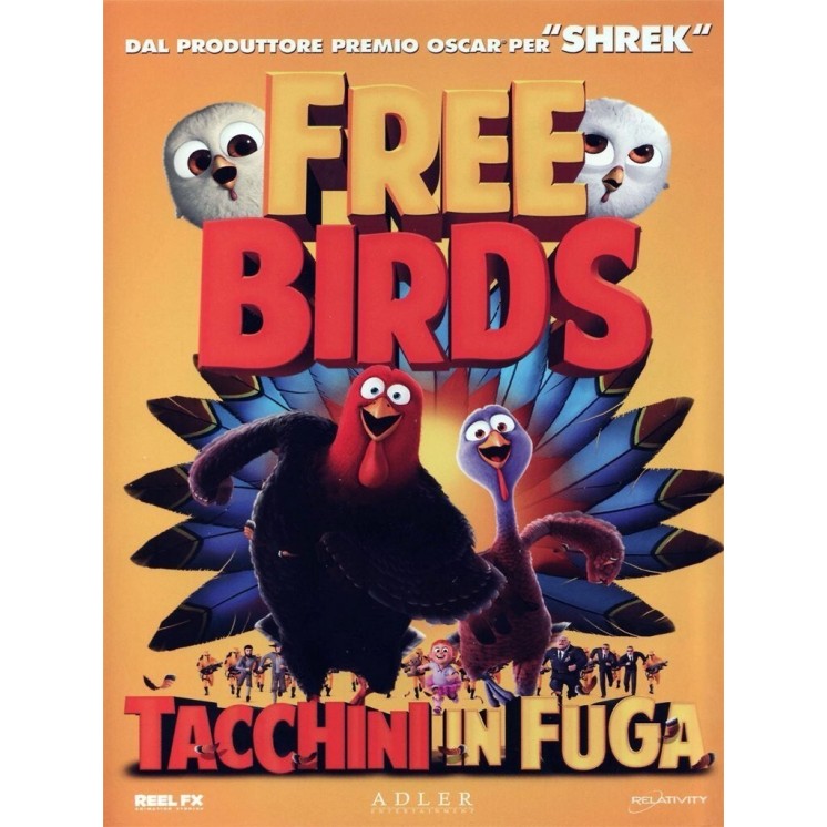 DVD Free birds tacchini in fuga ITA nuovo EDITORIALE ed. Koch Media B61