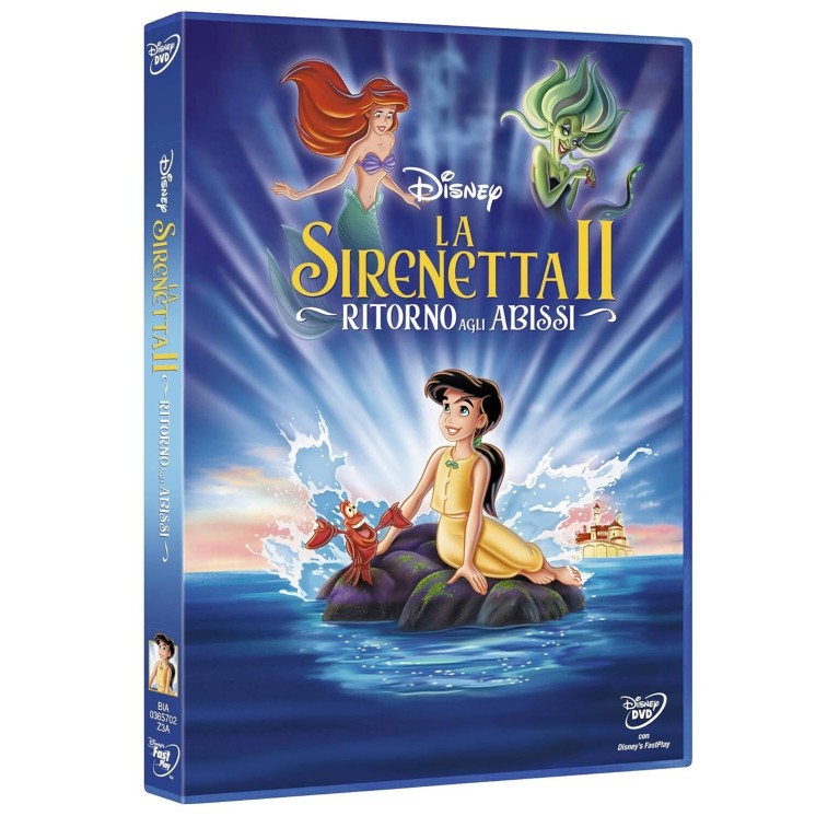 DVD La sirenetta II ritorno agli abissi ITA nuovo EDITORIALE ed. Disney B65