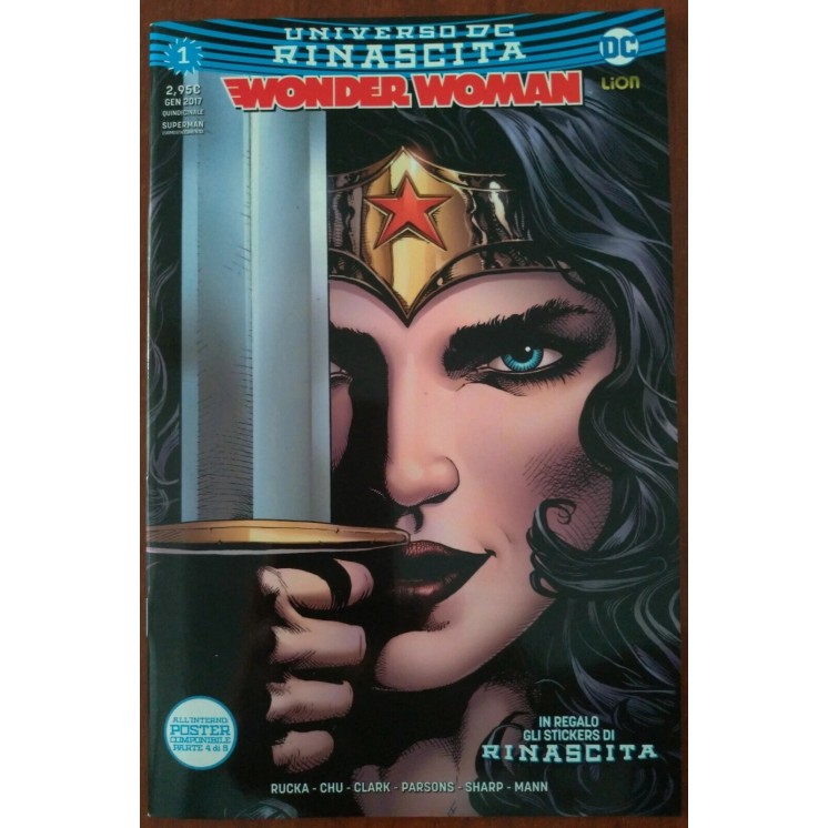 Universo Dc Rinascita Wonder Woman 1 Superman  33 di Sharp NUOVO ed. Lion