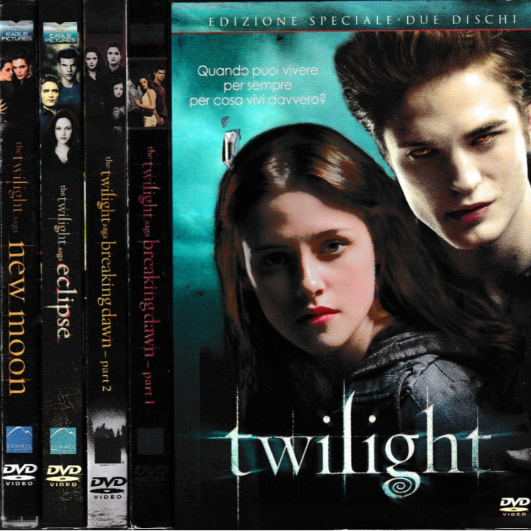 DVD The Twilight saga COMPLETA 1/5 ITA nuovo EDITORIALE ed. Eagle Pictures B65