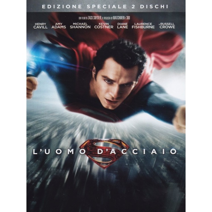 DVD L'uomo d'acciaio edizione speciale ITA nuovo EDITORIALE ed. Warner Bros B65