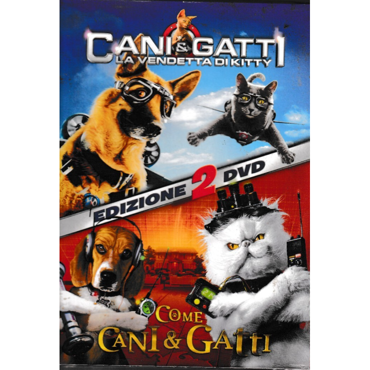 DVD Cani gatti vendetta-Come cani gatti ITA usato EDITORIALE ed. Warner Bros B66