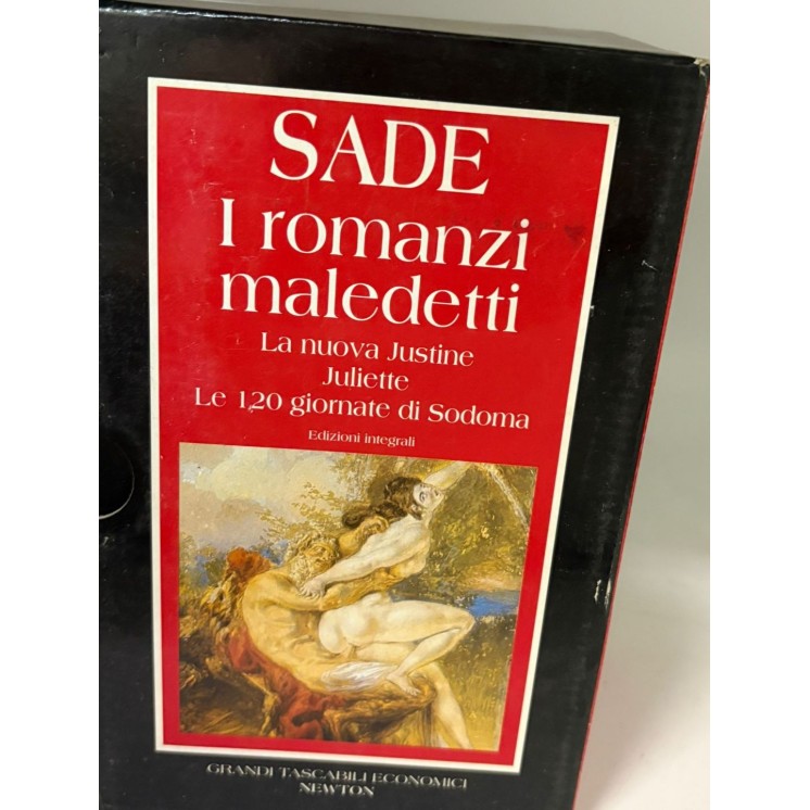 Sade : i romanzi maledetti 1/4 COMPL. nel COFANETTO ed. Newton A31