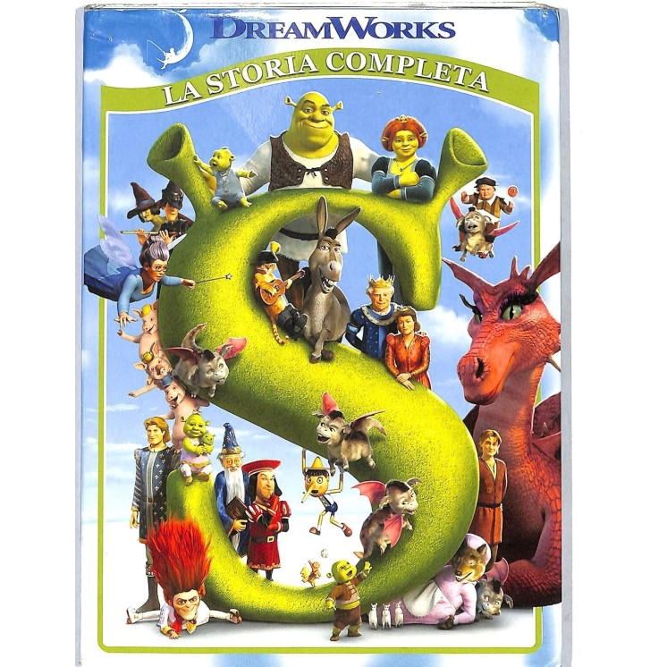 DVD Shrek la storia completa ITA nuovo EDITORIALE ed. Dreamworks B66