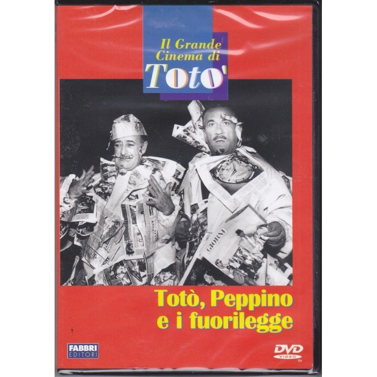 DVD Grande cinema Totò : Totò Peppino fuorilegge ITA nuovo EDIT. ed. Fabbri B66