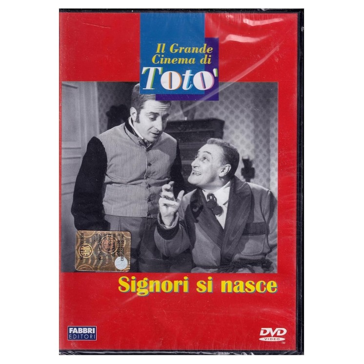 DVD Grande cinema Totò : Signori si nasce ITA nuovo EDITORIALE ed. Fabbri B67
