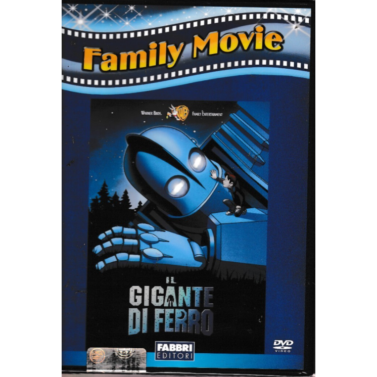 DVD Family movie : il gigante di ferro ITA nuovo EDITORIALE ed. Fabbri B67