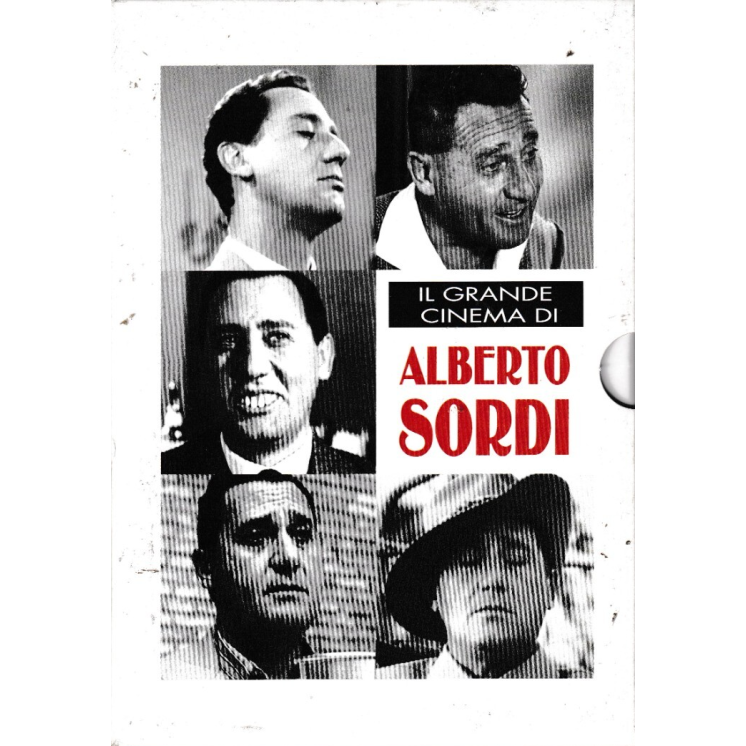 DVD Il grande cinema di Alberto Sordi 5 film ITA nuovo EDITORIALE B67