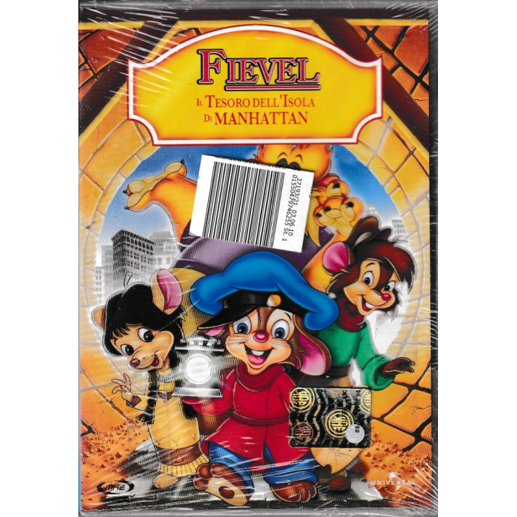 DVD Fievel e il tesoro isola Manhattan ITA nuovo ed. Universal B67