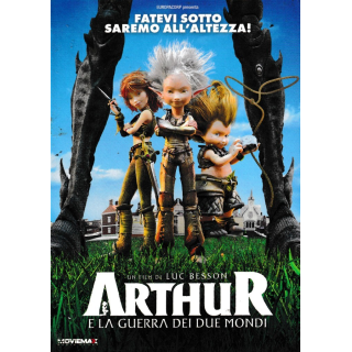 DVD Arthur e la guerra dei due mondi ITA nuovo EDITORIALE ed. Moviemax B68