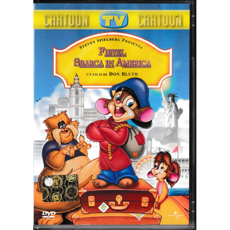 DVD Fievel sbarca in America ITA usato EDITORIALE ed. Tv Sorrisi Canzoni B68