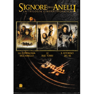 DVD Il signore degli anelli trilogia ITA nuovo EDITORIALE ed. Warner Bros B68
