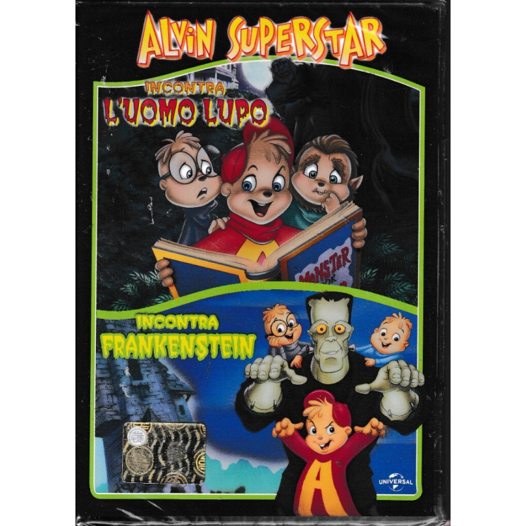 DVD Alvin Superstar uomo mannaro-Frankenstein ITA nuovo EDIT. ed. Universal B68