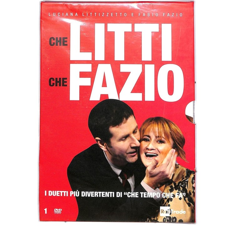 DVD Che litti che fazio 1 ITA nuovo EDITORIALE ed. Rai Trade B68