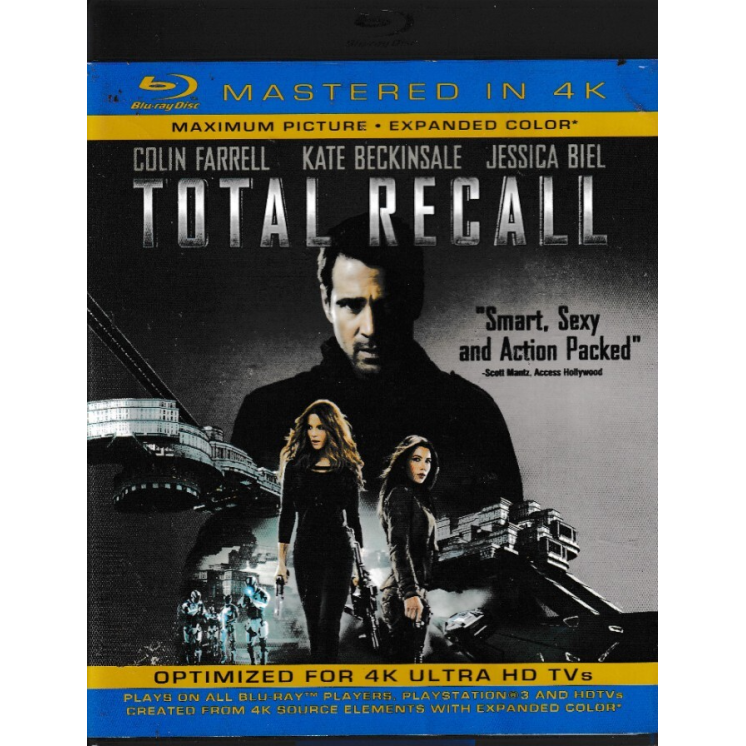 BLU-RAY Total recall mastered 4K ITA usato ed. Columbia Tristar B69