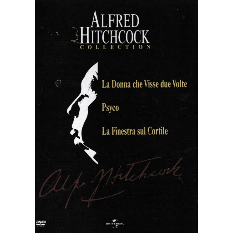 DVD Alfred Hitchcock collection 3 film ITA nuovo EDITORIALE ed. Universal B69