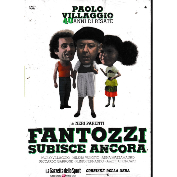 DVD Villaggio 40 anni :  Fantozzi subisce ITA nuovo EDIT. ed. Gazzetta Sport B69