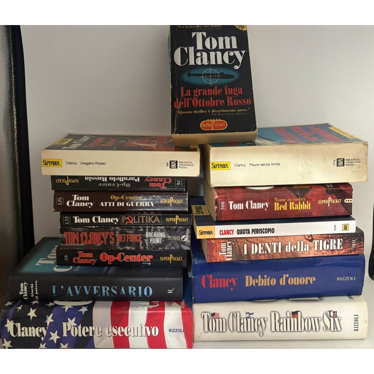 Tom Clancy : lotto 15 libri ed. Super Pocket SS11