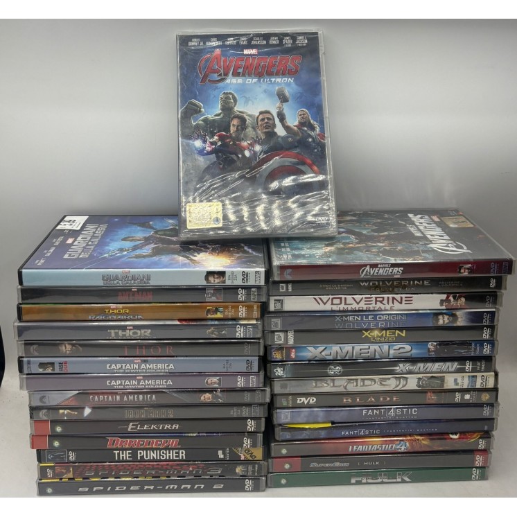 DVD Lotto 29 film Marvel ITA usato B70