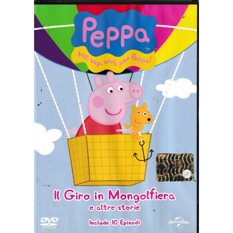 DVD Peppa Pig il giro in mongolfiera ITA usato EDIT. ed. Universal B70