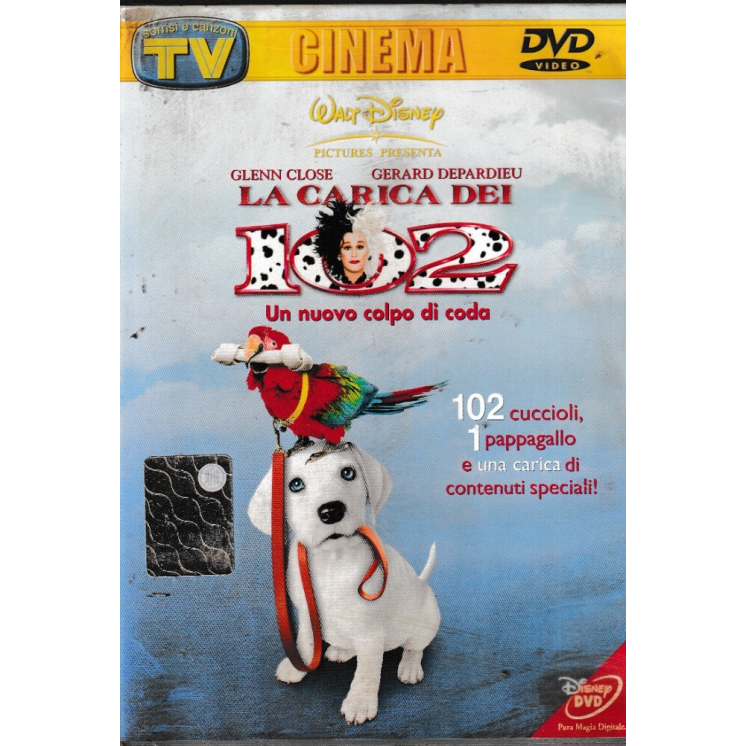 DVD La carica dei 102 ITA usato EDIT. ed. TV Sorrisi e Canzoni B70