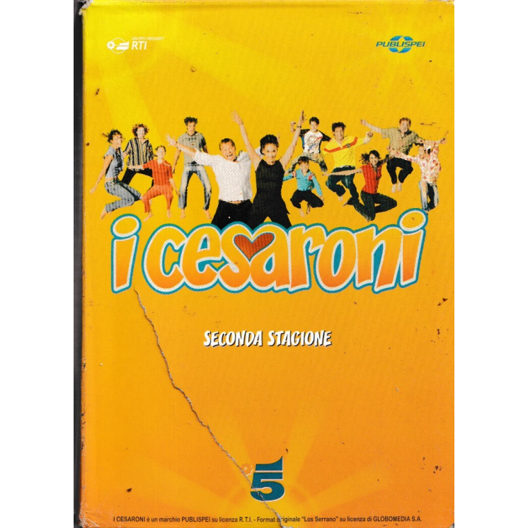 DVD I Cesaroni stagione 2 nel cofanetto ITA usato EDITORIALE ed. Canale 5 B70