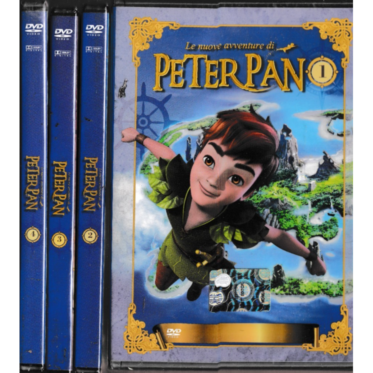 DVD Le avventure di Peter Pan 1/4 ITA nuovo EDITORIALE ed. Rai Trade B22