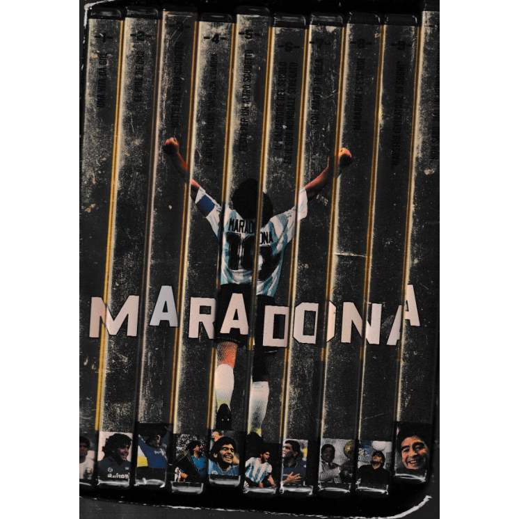 DVD Maradona mai uomo comune serie COMPL. 1/10 ITA nuovo EDIT. ed. Gazzetta B57