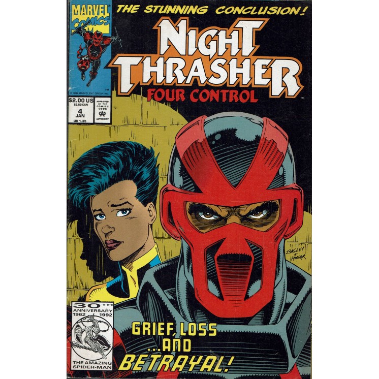 Night Trasher   4 jan 1993 di De Falco ed. Marvel Comics lingua originale OL01