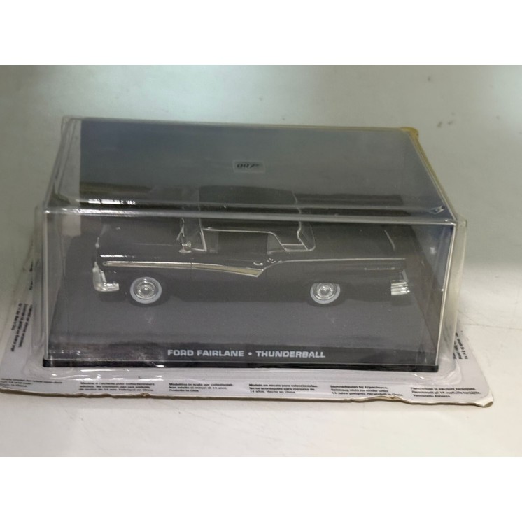 Eaglemoss 007 Movie Car Ford Fairlane Thunderball BOX Gd20