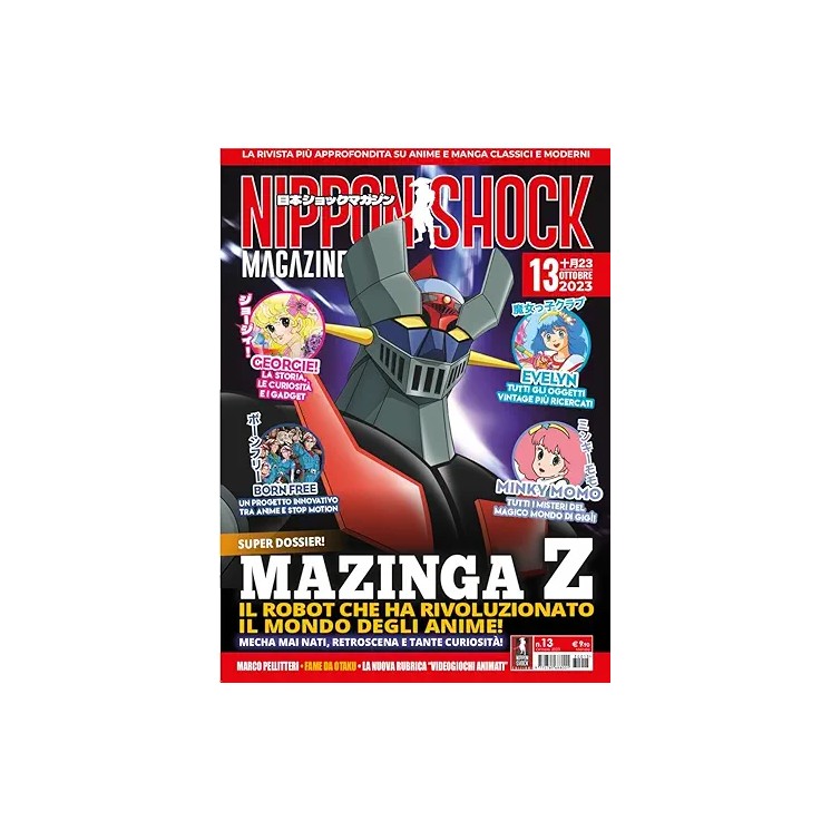 Nippon Shock magazine 13 Mazinga Z Georgie BROSSURATO ed. Nippon Shock FU45