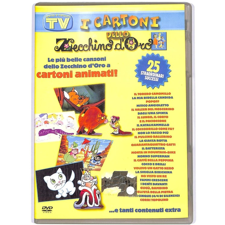 DVD Cartoni dello Zecchino d'oro ITA nuovo EDITORIALE ed. Tv Sorrisi Canzoni B66