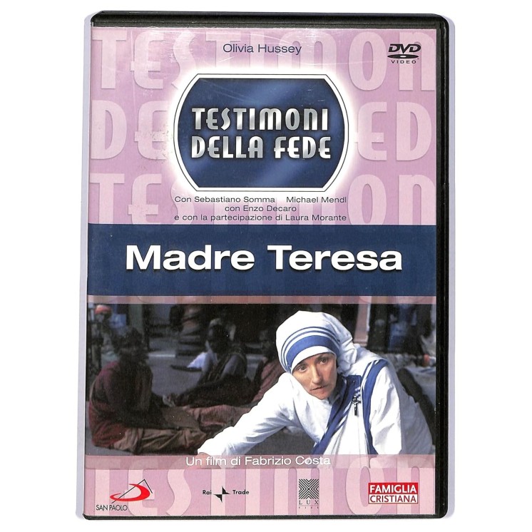 DVD Testimoni fede 4 : Madre Teresa ITA nuovo EDIT. ed. Famiglia Cristiana B66