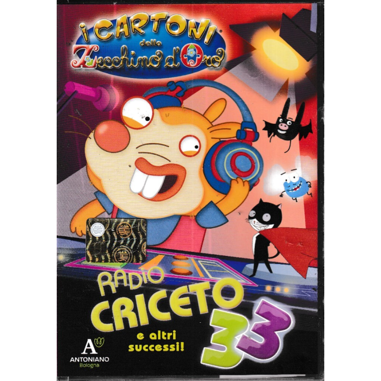 DVD Cartoni Zecchino oro radio criceto 33 ITA usato EDIT. ed. Antoniano B58