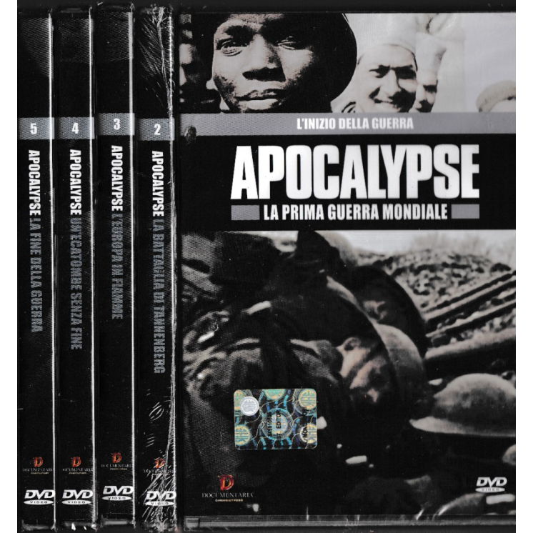 DVD Apocalypse seq. COMPLETA 1/5 ITA nuovo EDIT. ed. Documentaria B67